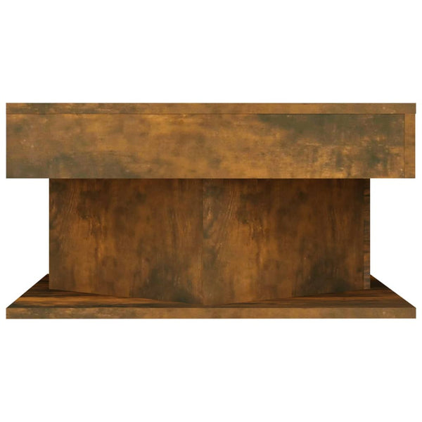 Couchtisch Frederica aus Räuchereiche 57x57x30cm (Holz)