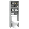 Grauer Waschmaschinenschrank Saco 64x24x190cm