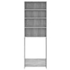 Grauer Waschmaschinenschrank Saco 64x24x190cm