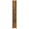 Waschtischunterschrank Eiche geräuchert Halie 25x26,5x170cm (Holz)