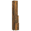 Waschtischunterschrank Eiche geräuchert Halie 25x26,5x170cm (Holz)