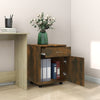Räuchereichenschrank auf Rollen Bortica 45x38x54cm (Holz)