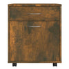 Räuchereichenschrank auf Rollen Bortica 45x38x54cm (Holz)