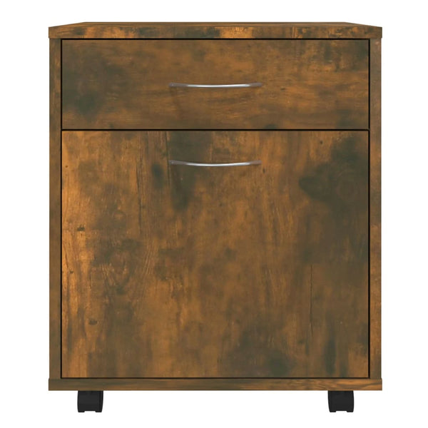Räuchereichenschrank auf Rollen Bortica 45x38x54cm (Holz)
