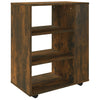Bernadina Rollcontainer, Eiche geräuchert, 60x35x75cm (Holz)