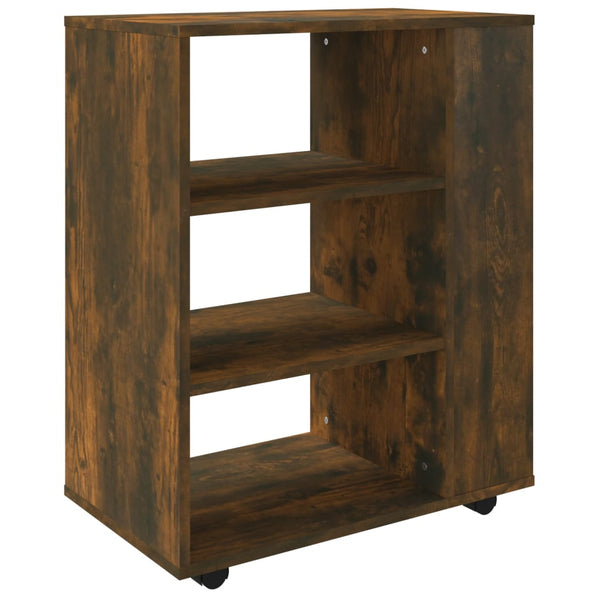 Bernadina Rollcontainer, Eiche geräuchert, 60x35x75cm (Holz)