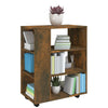 Bernadina Rollcontainer, Eiche geräuchert, 60x35x75cm (Holz)