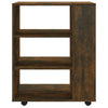 Bernadina Rollcontainer, Eiche geräuchert, 60x35x75cm (Holz)