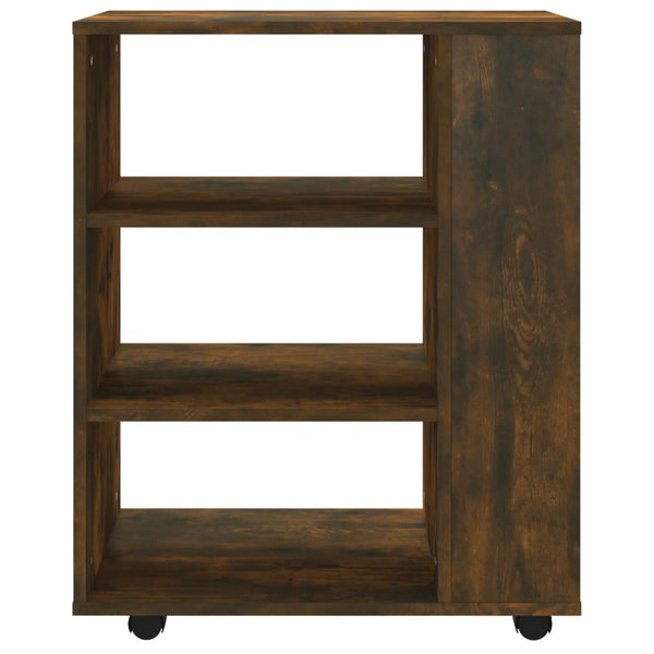 Bernadina Rollcontainer, Eiche geräuchert, 60x35x75cm (Holz)