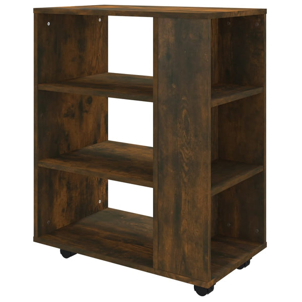 Bernadina Rollcontainer, Eiche geräuchert, 60x35x75cm (Holz)