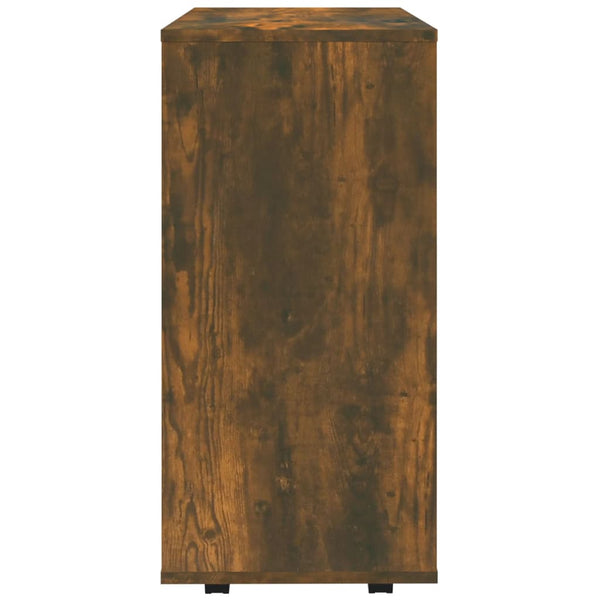 Bernadina Rollcontainer, Eiche geräuchert, 60x35x75cm (Holz)