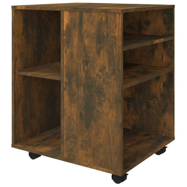 Schrank auf Rädern Rauch-Eiche Monicica 60x53x72cm (Holz)