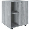 Grauer Rollcontainer Monicica 60x53x72cm (Holz)