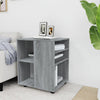 Grauer Rollcontainer Monicica 60x53x72cm (Holz)