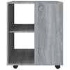 Grauer Rollcontainer Monicica 60x53x72cm (Holz)
