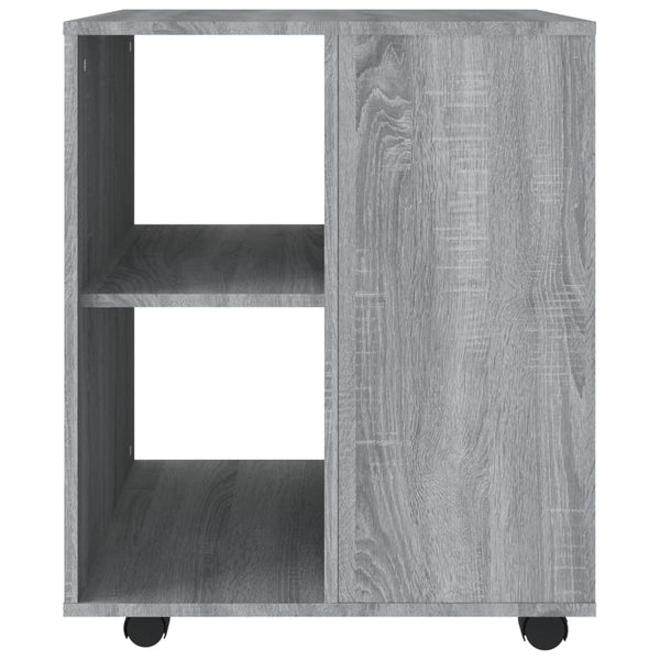 Grauer Rollcontainer Monicica 60x53x72cm (Holz)