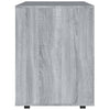 Grauer Rollcontainer Monicica 60x53x72cm (Holz)