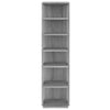 Graues Schuhregal Abdeltattah 27,5x27x102cm (Holz)