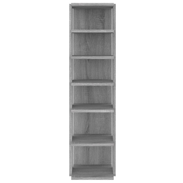 Graues Schuhregal Abdeltattah 27,5x27x102cm (Holz)