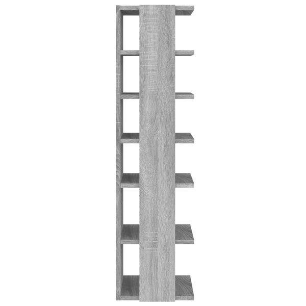 Graues Schuhregal Abdeltattah 27,5x27x102cm (Holz)