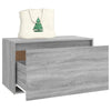Graue Flurbank Sextilia 80x40x45cm (Sonoma Holz)