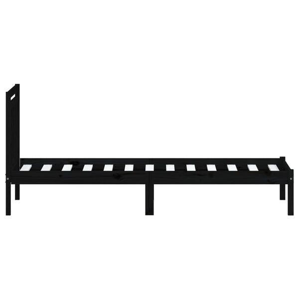 Musta sängynrunko Domnin 100x200cm (mänty)