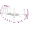 Bettrahmen Tyrell 100x200cm (Holz)