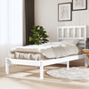 Weißes Bettgestell Thalia 75x190cm (small single Kiefer)