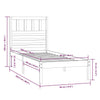 Bettgestell Thalia 90x200cm (Kiefer)