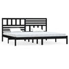 Bettgestell Thalia 200x200cm, schwarz (Kiefer)