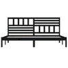 Bettgestell Thalia 200x200cm, schwarz (Kiefer)