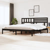 Bettgestell Thalia 200x200cm, schwarz (Kiefer)