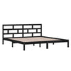 Bettrahmen Babin 140x190cm Schwarz (Kiefer)
