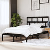 Schwarzer Bettrahmen Babin 150x200cm (Kingsize Holz)