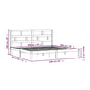 Bettgestell Babin 200x200cm (Kiefer)
