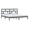 Graues Bettgestell Babin 200x200cm (Kiefer)