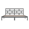 Graues Bettgestell Babin 200x200cm (Kiefer)
