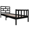 Schwarzes Bettgestell Tabernacle 75x190cm (Kiefer Small Single)
