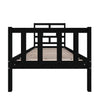 Schwarzes Bettgestell Tabernacle 75x190cm (Kiefer Small Single)