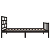 Schwarzes Bettgestell Tabernacle 75x190cm (Kiefer Small Single)