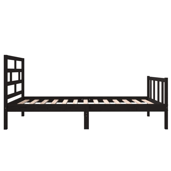 Schwarzes Bettgestell Tabernacle 75x190cm (Kiefer Small Single)