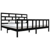 Schwarzes Bettgestell Tabernacle 200x200cm (Kiefer)
