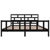 Schwarzes Bettgestell Tabernacle 200x200cm (Kiefer)