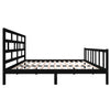 Schwarzes Bettgestell Tabernacle 200x200cm (Kiefer)