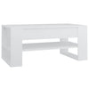 Weißer Couchtisch Ciocodeiu 102x55x45cm (Holz)