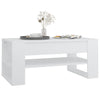 Weißer Couchtisch Ciocodeiu 102x55x45cm (Holz)