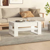 Weißer Couchtisch Ciocodeiu 102x55x45cm (Holz)