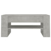 Betongrauer Couchtisch Ciocodeiu 102x55x45cm (Holz)