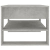 Betongrauer Couchtisch Ciocodeiu 102x55x45cm (Holz)