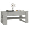 Betongrauer Couchtisch Ciocodeiu 102x55x45cm (Holz)